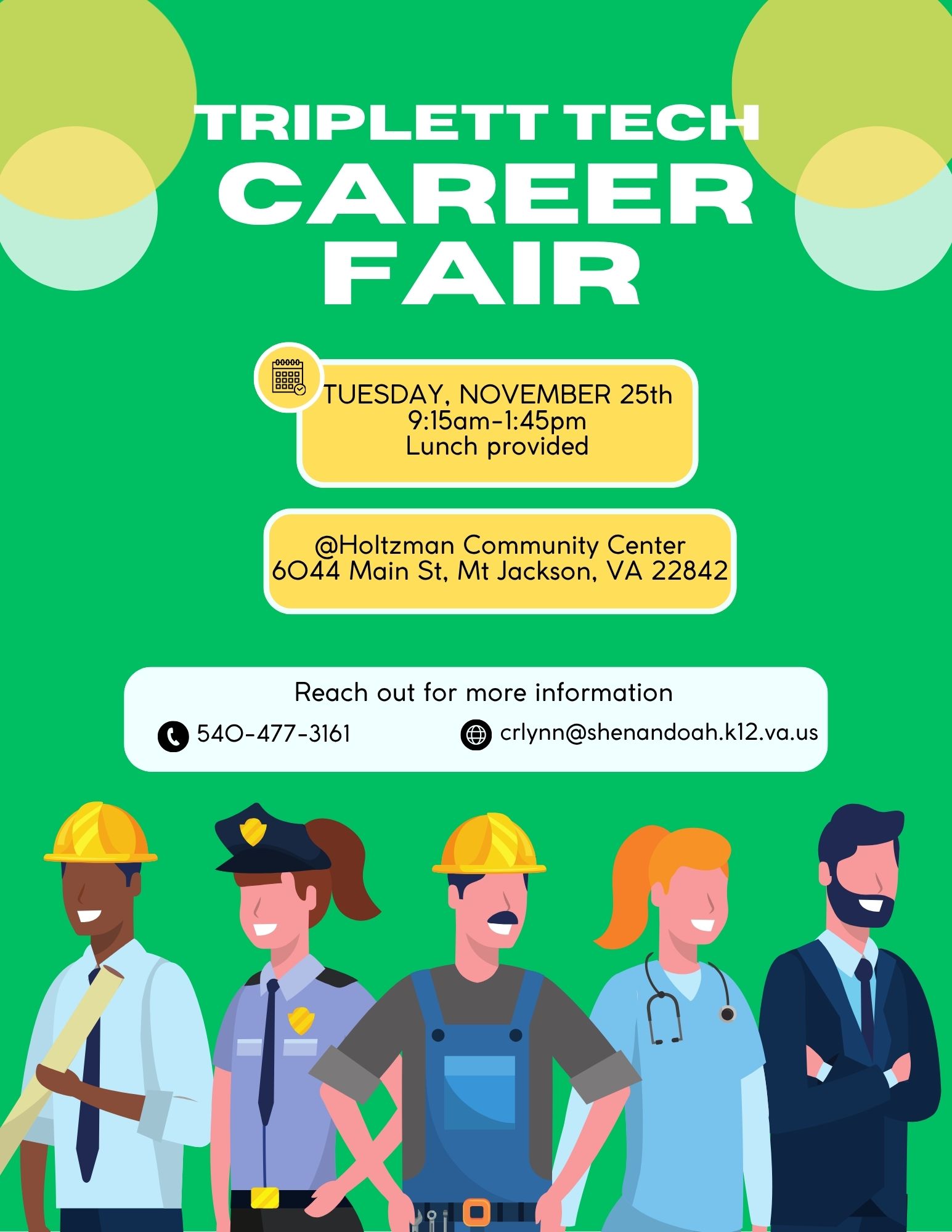 Triplett Tech Career Fair Nov. 25